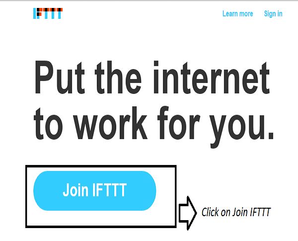 join IFTTT